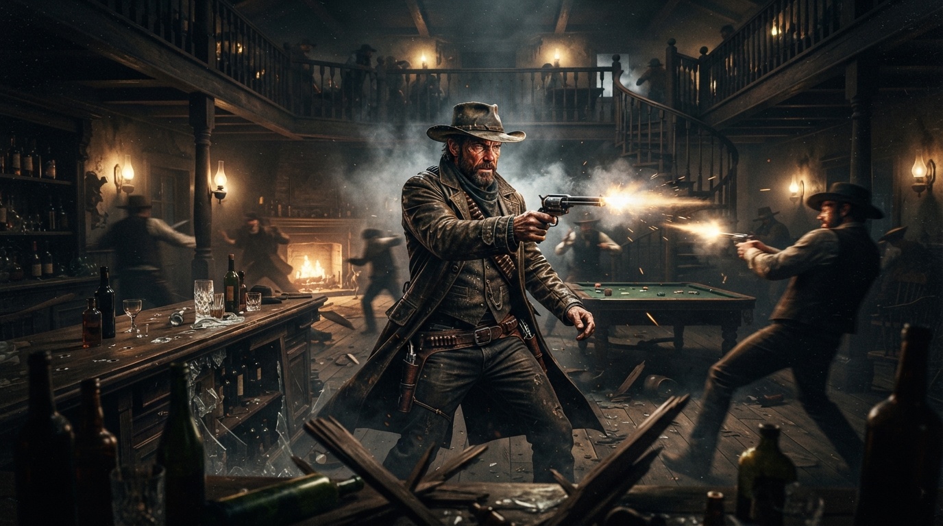 El Paso Gunfight xNudge